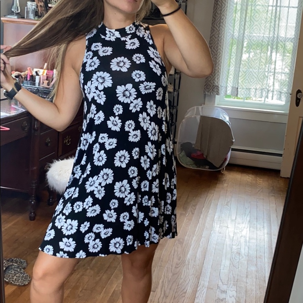 F21 floral print dress